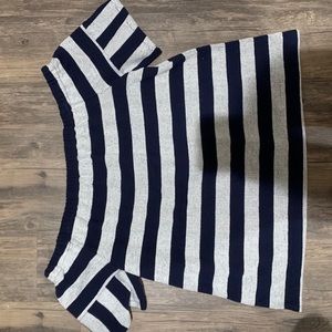 MADEWELL off the shoulder striped top